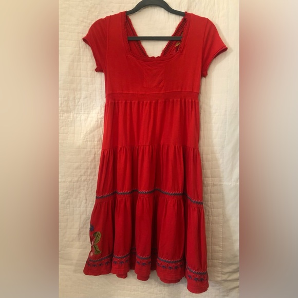 Johnny Was Los Angeles Floral embroidered tiered dress extra small - Picture 2 of 7